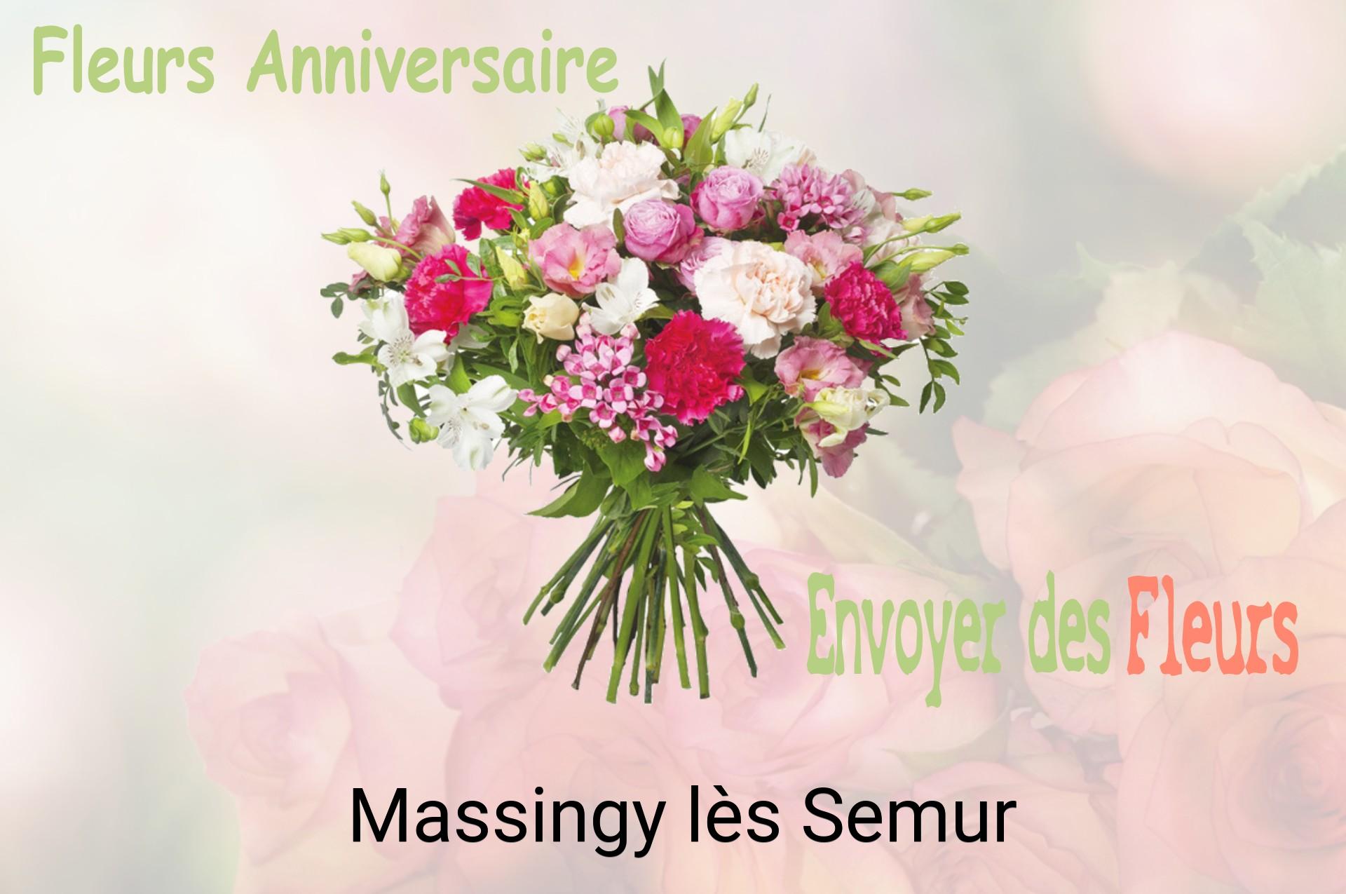 Bouquet de fleurs d’anniversaire livré à Massingy-lès-Semur