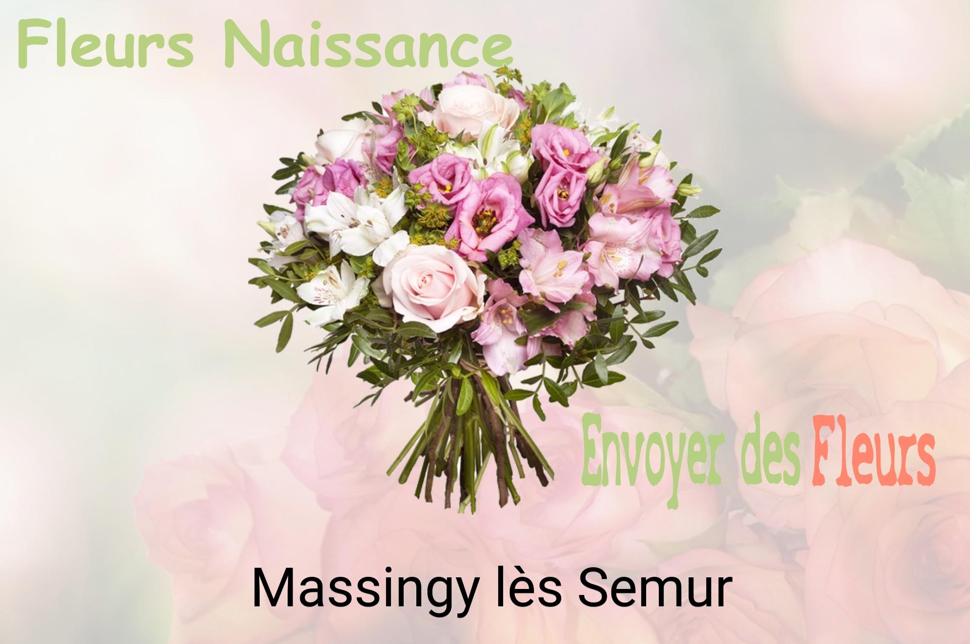 Bouquet de fleurs de naissance livré à Massingy-lès-Semur