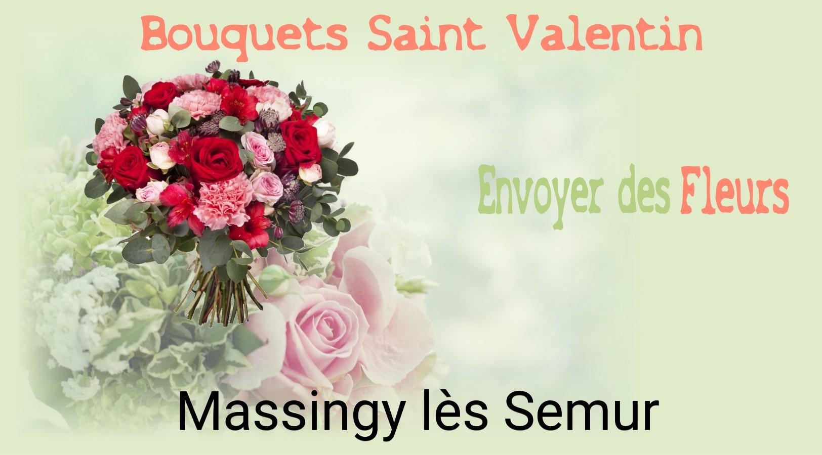 Roses de Saint-Valentin livrées à Massingy-lès-Semur